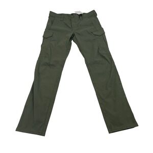 TRYBE TACTICAL Cargo Pants Men 36x34‎ Olive Green Nylon Spandex New With Tags